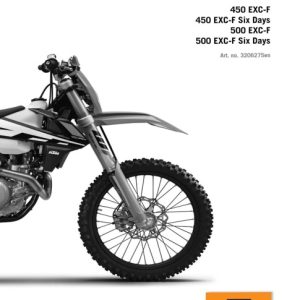 2017 KTM 450-500 EXC-F XCF-W Six Days Service Manual