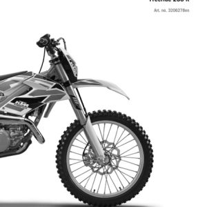 2017 KTM Freeride 250R Service Repair Manual