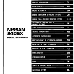 2005 Nissan Altima Service Repair Manual