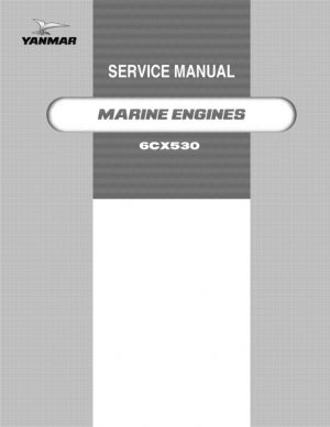 Yanmar Marine Engine 6CX530 Service Manual