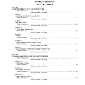 New Holland EH27.B Hydraulic Excavator Service Manual