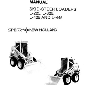 New Holland L225, L325, L425, L445 SkidSteer Service Manual