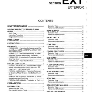 2003 Nissan Altima Service Repair Manual
