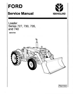 Ford 727, 730, 735 and 740 Loader Service Manual