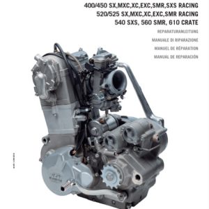 2000-2006 Ktm 250 400 450 520 525 Sx Exc Service Manual