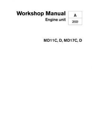 Volvo Penta MD11C, D, MD 17C, D Marine Engines Workshop Manual