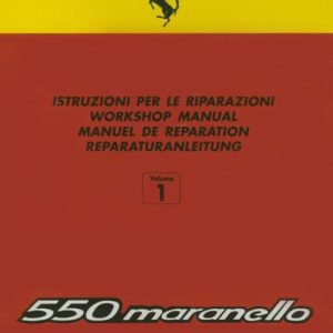 Ferrari 550 Maranello Workshop Manual