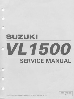 1998-2000 Suzuki Vl1500 Intruder Service Manual