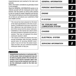 2002 Suzuki Gsx1400 Service Repair Manual