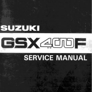 1981-1983 Suzuki Gsx400f Service Manual
