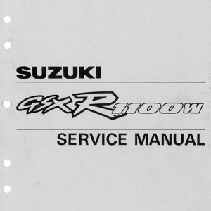 1993-1996 Suzuki Gsx-r1100w Service Manual
