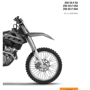 2014 Ktm 250 Sx-f, 250 Sx-f, 250 Xc-f Service Manual