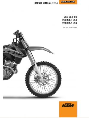 2014 Ktm 250 Sx-f, 250 Sx-f, 250 Xc-f Service Manual