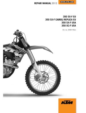 2012 KTM 350 SXF XCF Service Manual