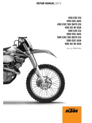 2013 Ktm 450 500 Exc Xc-w Service Manual