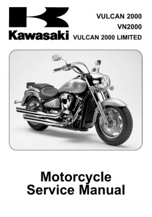 2004-2007 Kawasaki Vn2000 Vulcan 2000 And Limited Service Manual