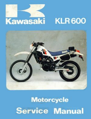 1984 Kawasaki Klr600 Service Repair Manual