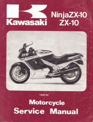 1988-1990 Kawasaki Ninja Zx-10, Zx-10 Service Manual