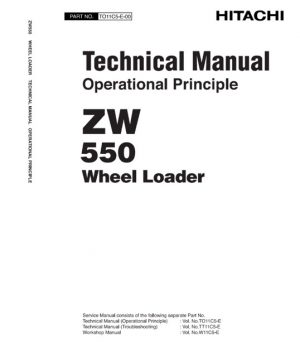 Hitachi Zw550 Wheel Loader Operation Principle Technical Manual