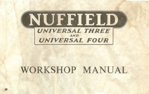 Nuffield Universal Three 3 Four 4 Tractor Service Manual