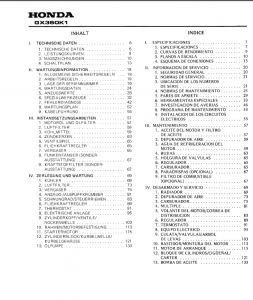 Honda GX360 K1 Engine Service Manual