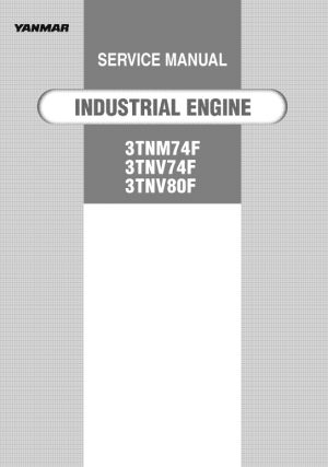 Yanmar 3tnm74f, 3tnv74f ,3tnv80f Service Manual