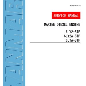Yanmar Marine Diesel Engine 6ly2-ste, 6ly2a-stp, 6lya-stp Service Manual