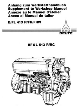 Deutz BF6L513R Workshop Service Manual