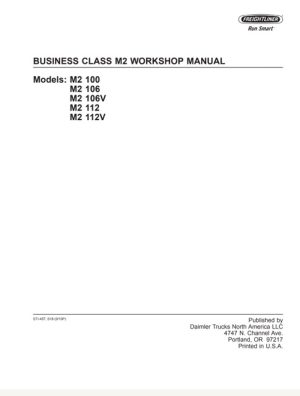 Freightliner Business Class M2 Service Manual