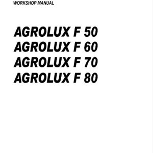 Deutz Fahr Agrolux F50, F60 ,F70 ,F80 Tractor Service Manual