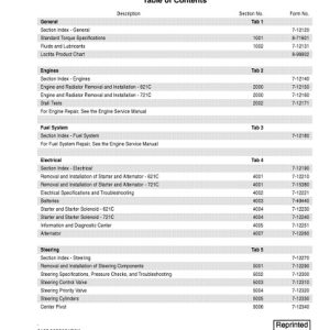 Case 621C, 721C Loaders Service Manual