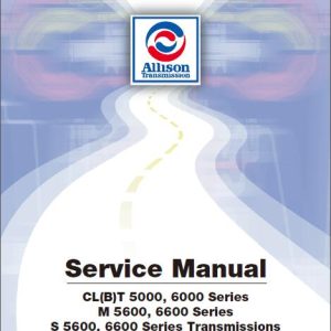 Allison Transmission 5000, 6000 Series Service Manual