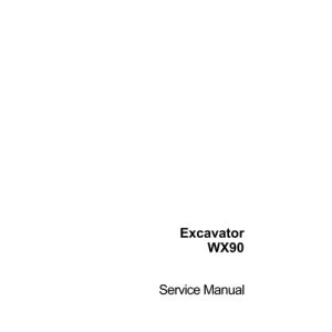 Case WX90 Excavator Service Repair Manual