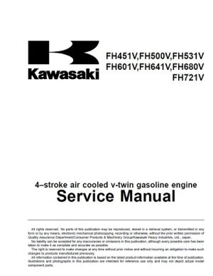 Kawasaki FH680V Engine Service Repair Manual