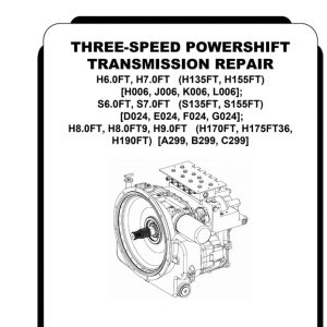 Hyster E024 (S135FT, S155FT) Forklift Service Manual