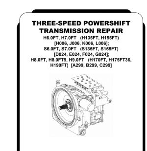 Hyster E024 (S135FT, S155FT) Forklift Service Manual