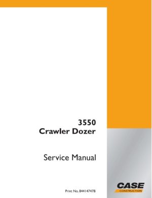 Case 3550 Crawler Dozer Service Manual