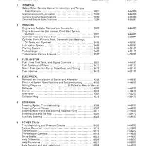 Case 1085B, 1086B Excavator Service Repair Manual