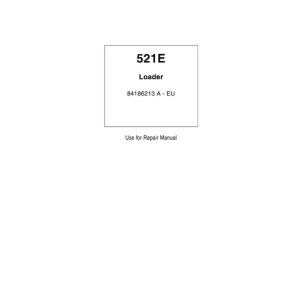 Case 521E Loader Service Repair Manual