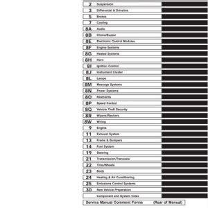 2001 Dodge Ram Truck Service Repair Manual