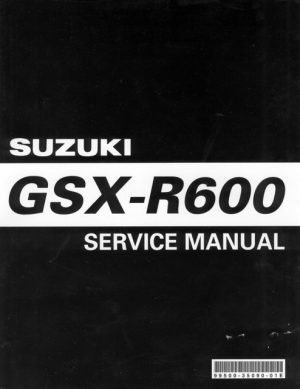 2004 Suzuki GSX-R600 Service Manual