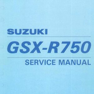 1996-1999 Suzuki Gsx-R750 Service Manual