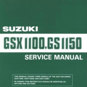 1984-1986 Suzuki GSX1100 ,GSX1150, GS1150 E ES Service Manual