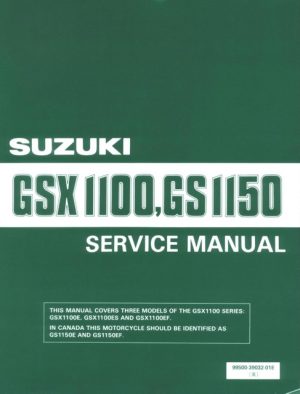 1984-1986 Suzuki GSX1100 ,GSX1150, GS1150 E ES Service Manual