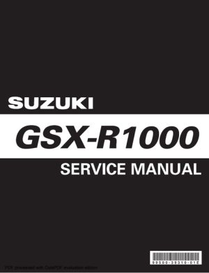 2007-2008 Suzuki GSX-R1000 Service Manual