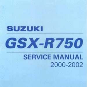 2000-2002 Suzuki GSX-R750 Service Manual
