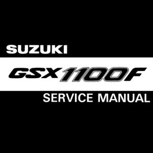 1989-1994 Suzuki GSX1100F Service Manual
