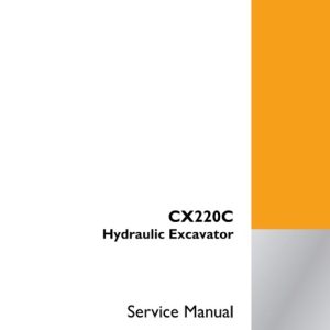Case CX220C Hydraulic Excavator Service Repair Manual