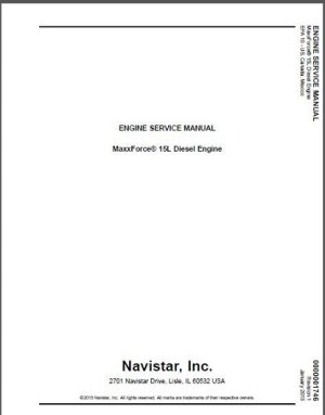 Navistar MaxxForce 15 Diesel Engine Service Manual