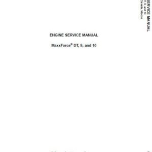 Navistar MaxxForce DT 9,10 Engine Service Manual